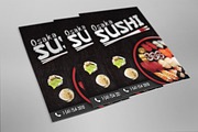 A4 / A5 - Sushi Flyer Template Sushi, a Flyer Template by Studio 19 (Thumbnail 4 of 7)