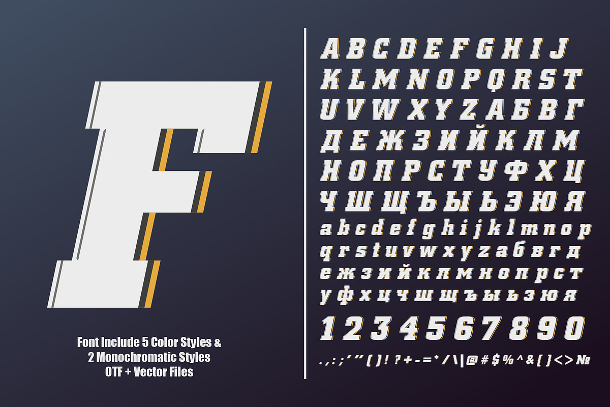 OTF color font - Fargo, a Serif Font by Pixnugget (Photo 5 of 10)