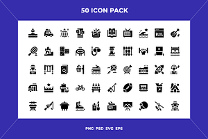 Recreations icons, an Outline Icon by Wencory