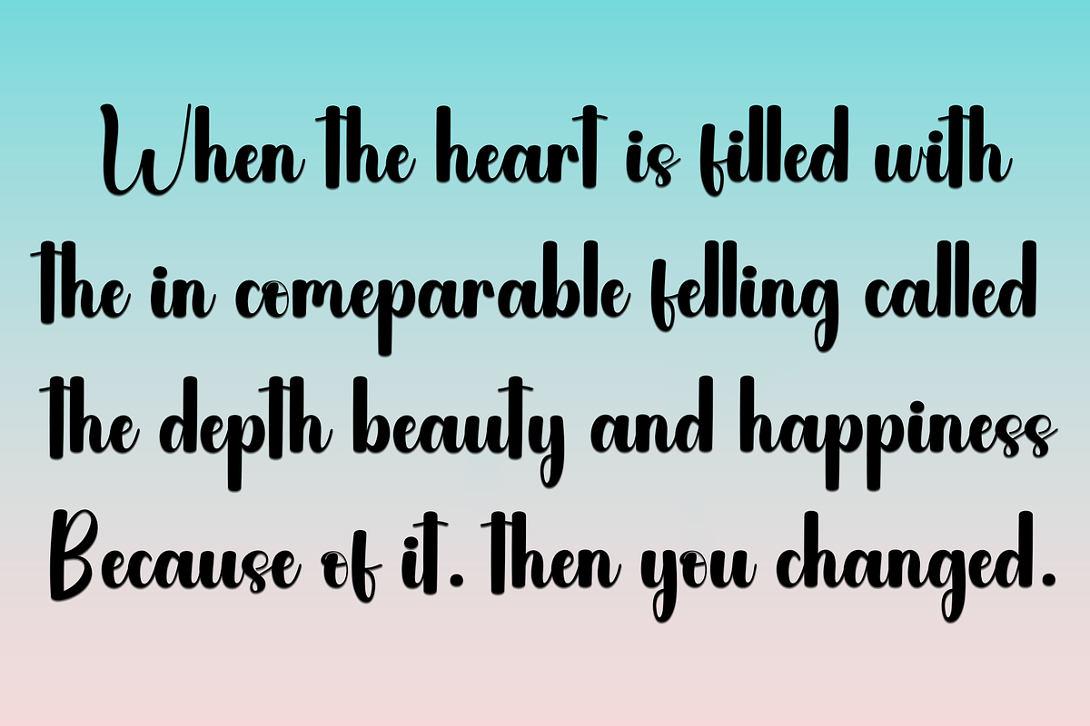Simple Chunky, a Handwritten Font by InermediaSTUDIO (Photo 5 of 8)