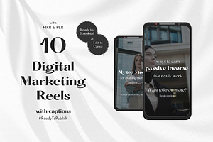 Faceless Digital Marketing Reels, a Marketing Template by Studio DigiCraft
