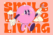 Retro Star Display Font, a Sans Serif Font by Genetype (Thumbnail 4 of 9)