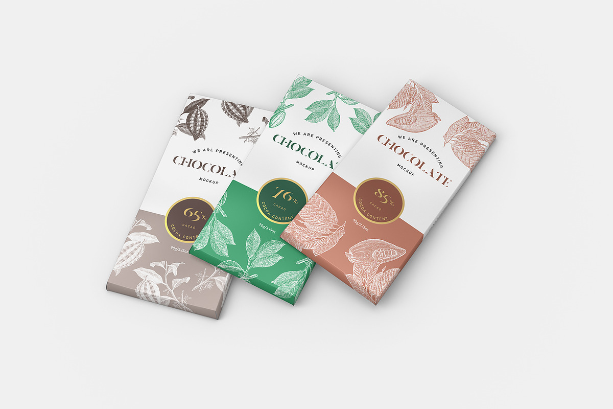 Chocolate Packaging Mockup 2, a Packaging Mockup by KIPET (Photo 9 of 15)