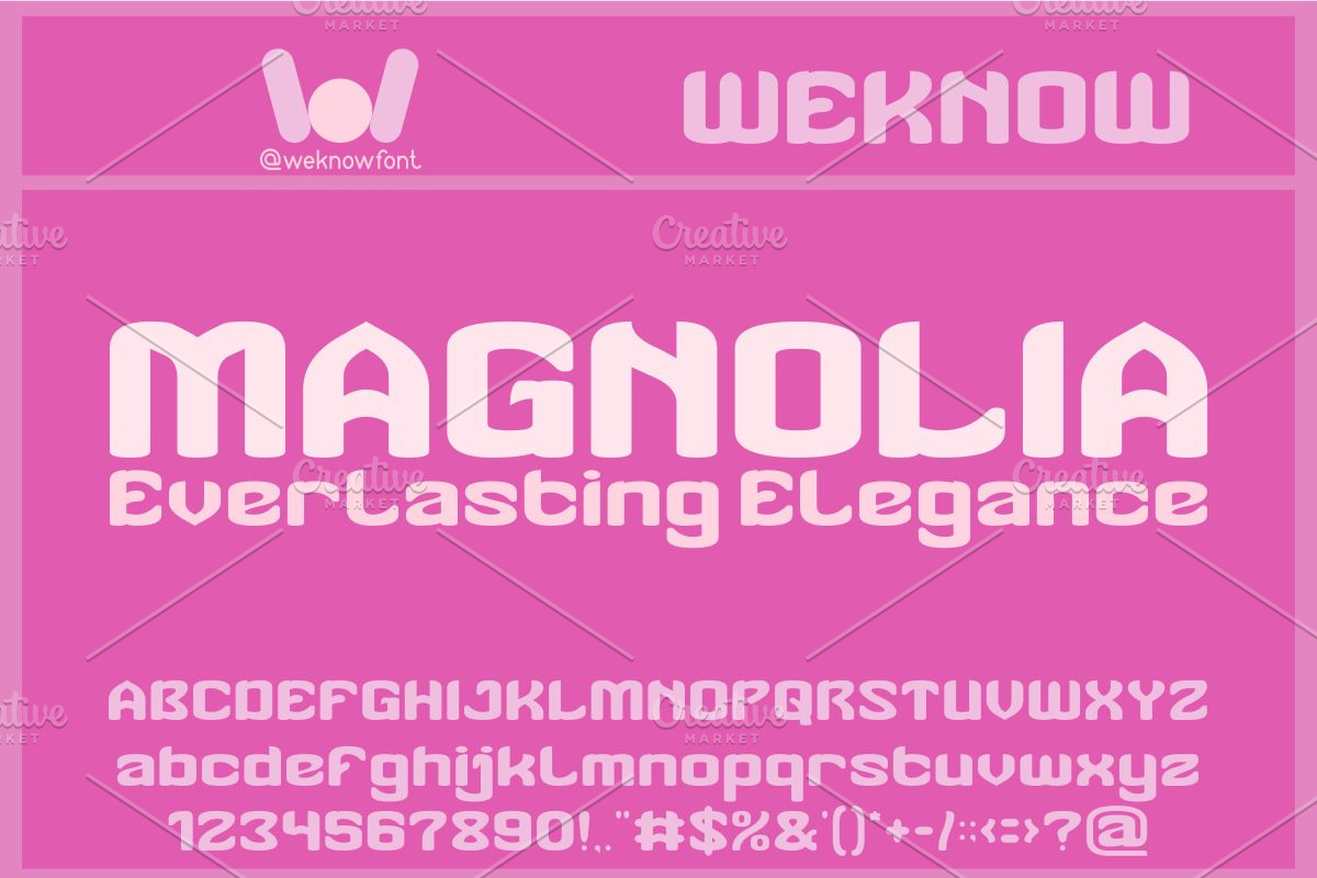 Phenomena font, a Font by weknow (Photo 3 of 8)