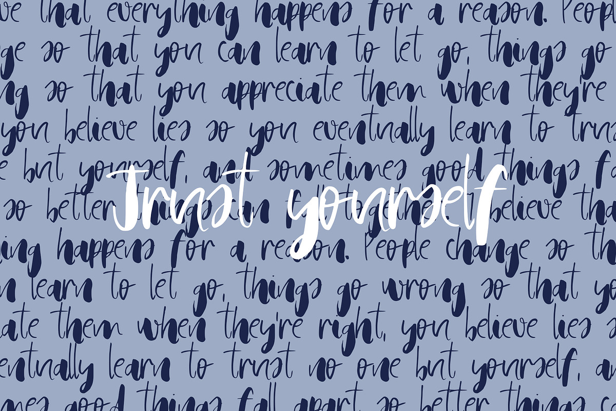 Wolen Font preview 3