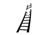 50 Broken Ladder Silhouette Bundle, an Illustration by Designs_River (Thumbnail 36 of 51)