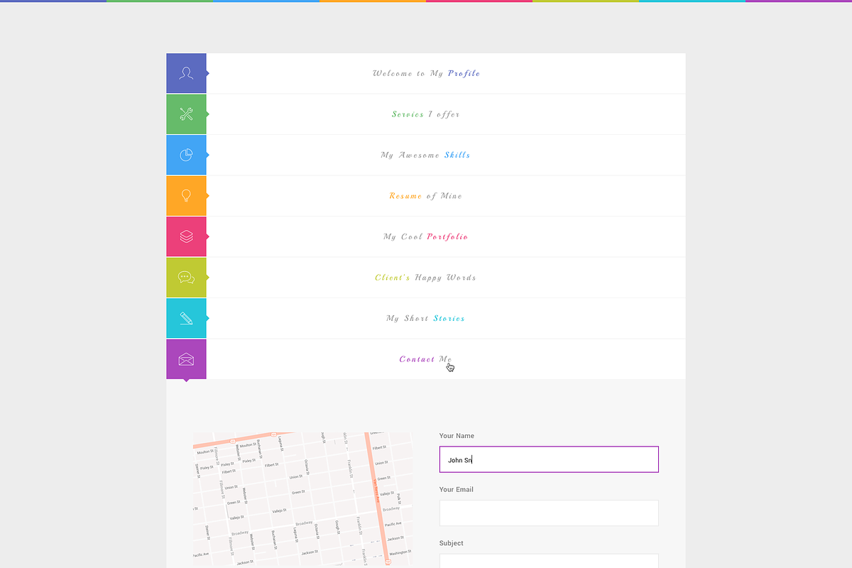 JS - Minimal Resume Template, a Websites & App Template by bigpsfan's SHOP (Photo 11 of 14)