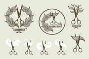 Boho scissors labels and patterns, an Icon by eka panova (Thumbnail 1 of 5)