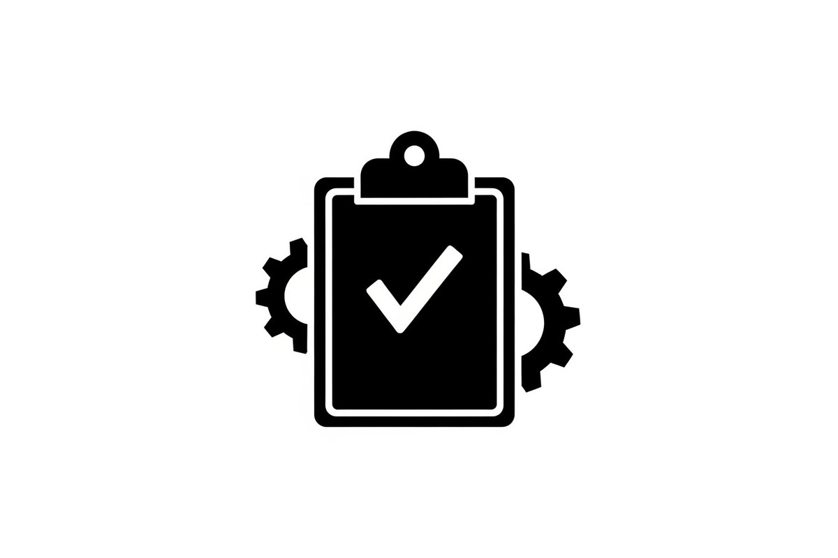 Factory Quality Checklist Silhouette, a Graphic by hafijul (Photo 6 of 14)