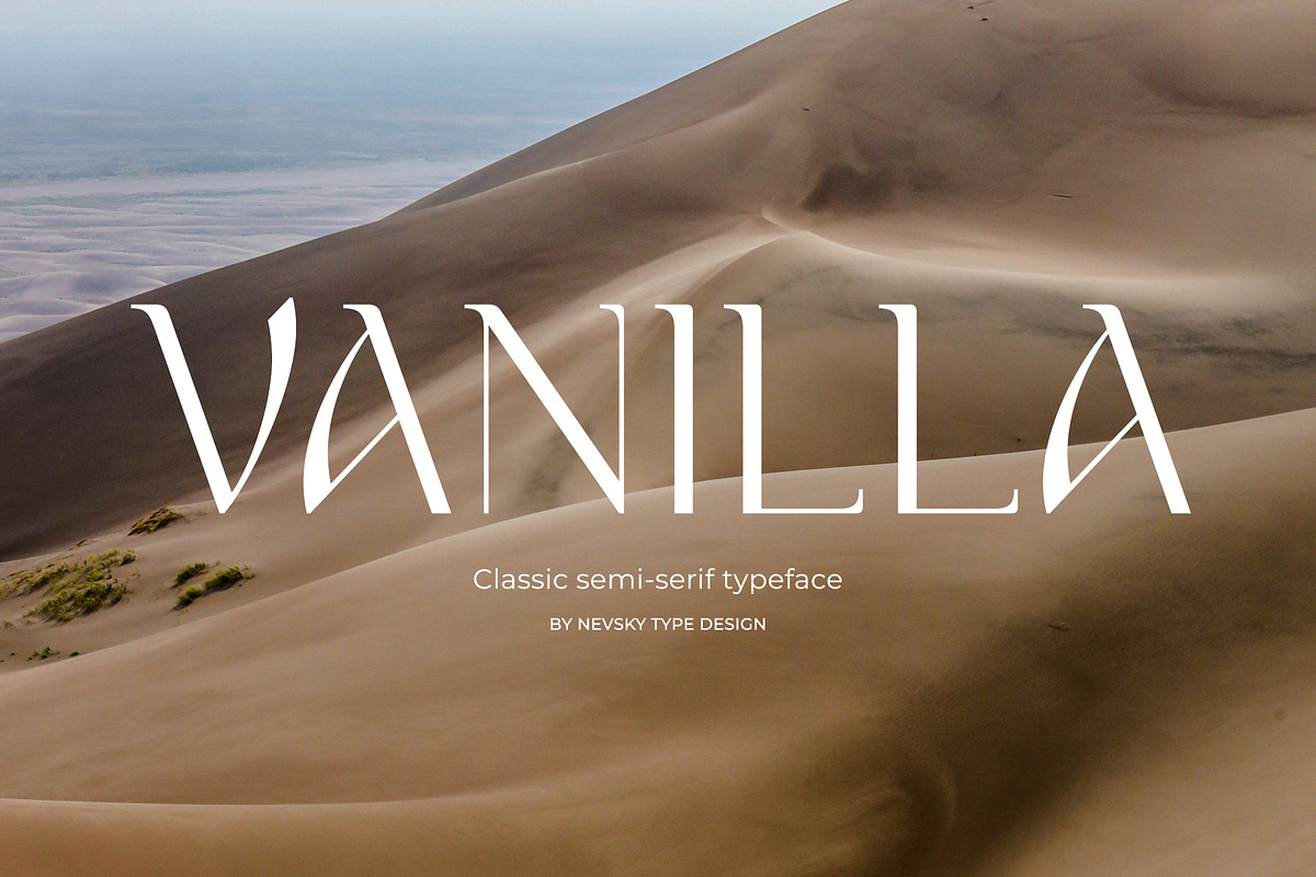 NT VANILLA, a Serif Font by nevsky.type (Photo 1 of 11)