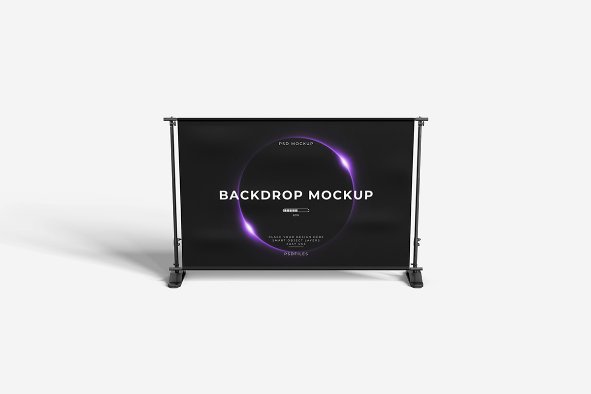 Backdrop Mockup, an Advertising Mockup by bimockup (Photo 3 of 6)