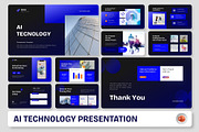 Dexa - AI Technology PowerPoint, a Presentation Template by Premast (Thumbnail 1 of 4)