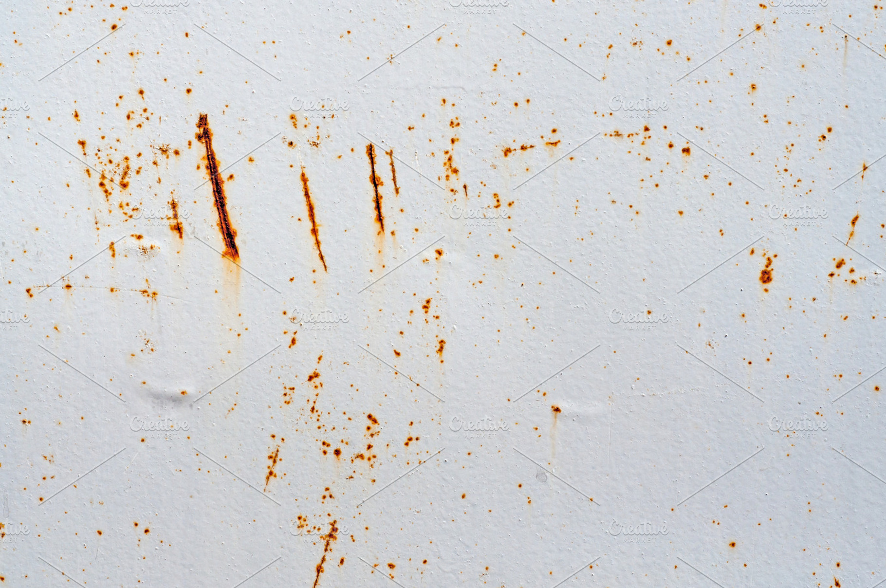 White Rusted Background