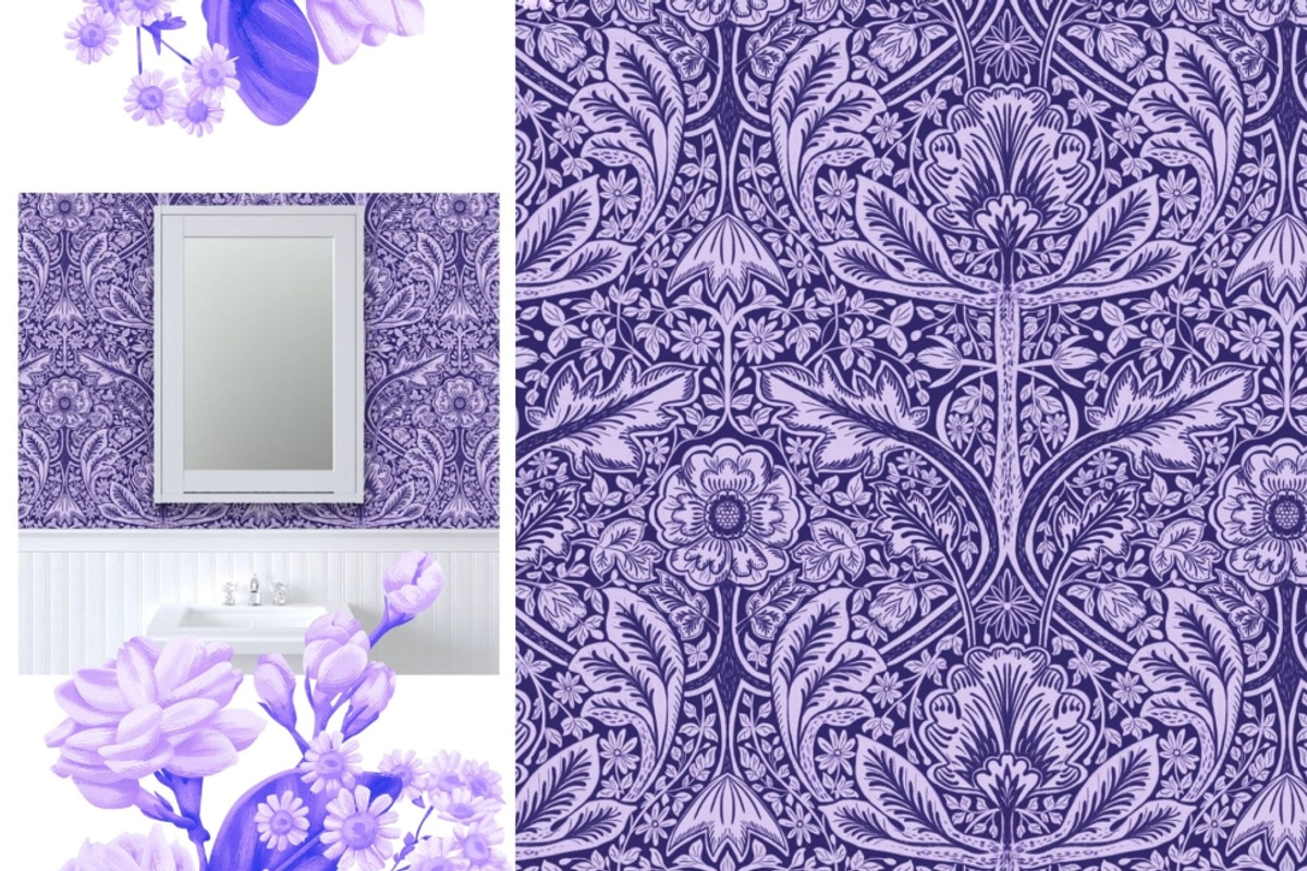 Morris style gravilate patterns, a Pattern Graphic by MightyTreeIE (Photo 8 of 9)