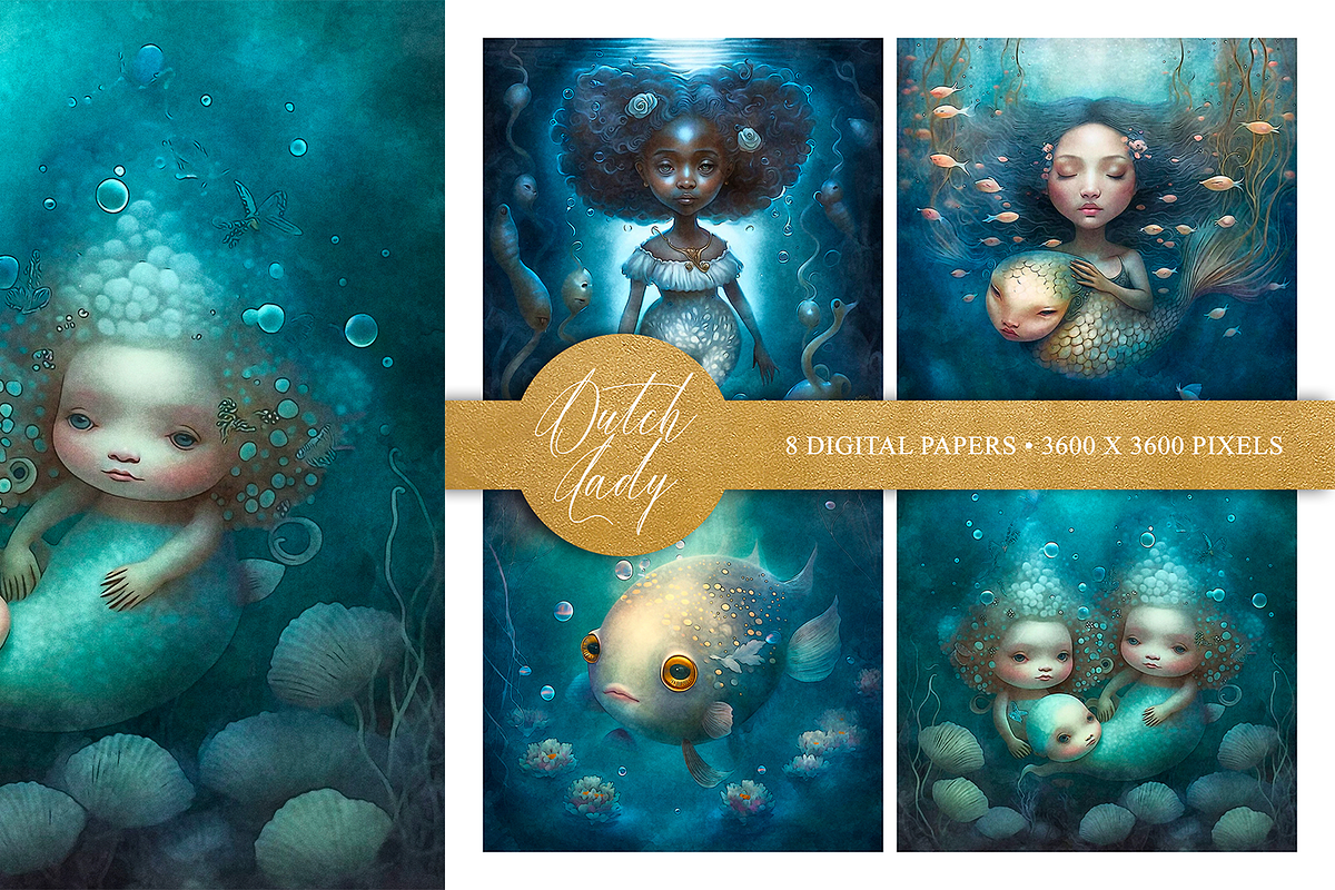 Surreal Ocean Digital Art Prints