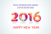 Bright Polygonal Crystal Numbers, a Graphic by KannaaDesign (Thumbnail 4 of 4)