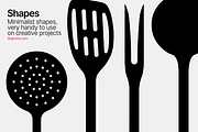 Kitchen Utensils - Modern Graphics, a Food Illustration by illugrama (Thumbnail 5 of 16)