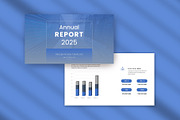 Annual Report Template, a Presentation Template by Pradaxa (Thumbnail 3 of 8)