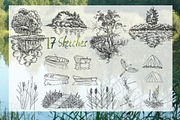 Summer on the Lake. Sketches, an Object Illustration by Nataliapiache (Thumbnail 2 of 7)