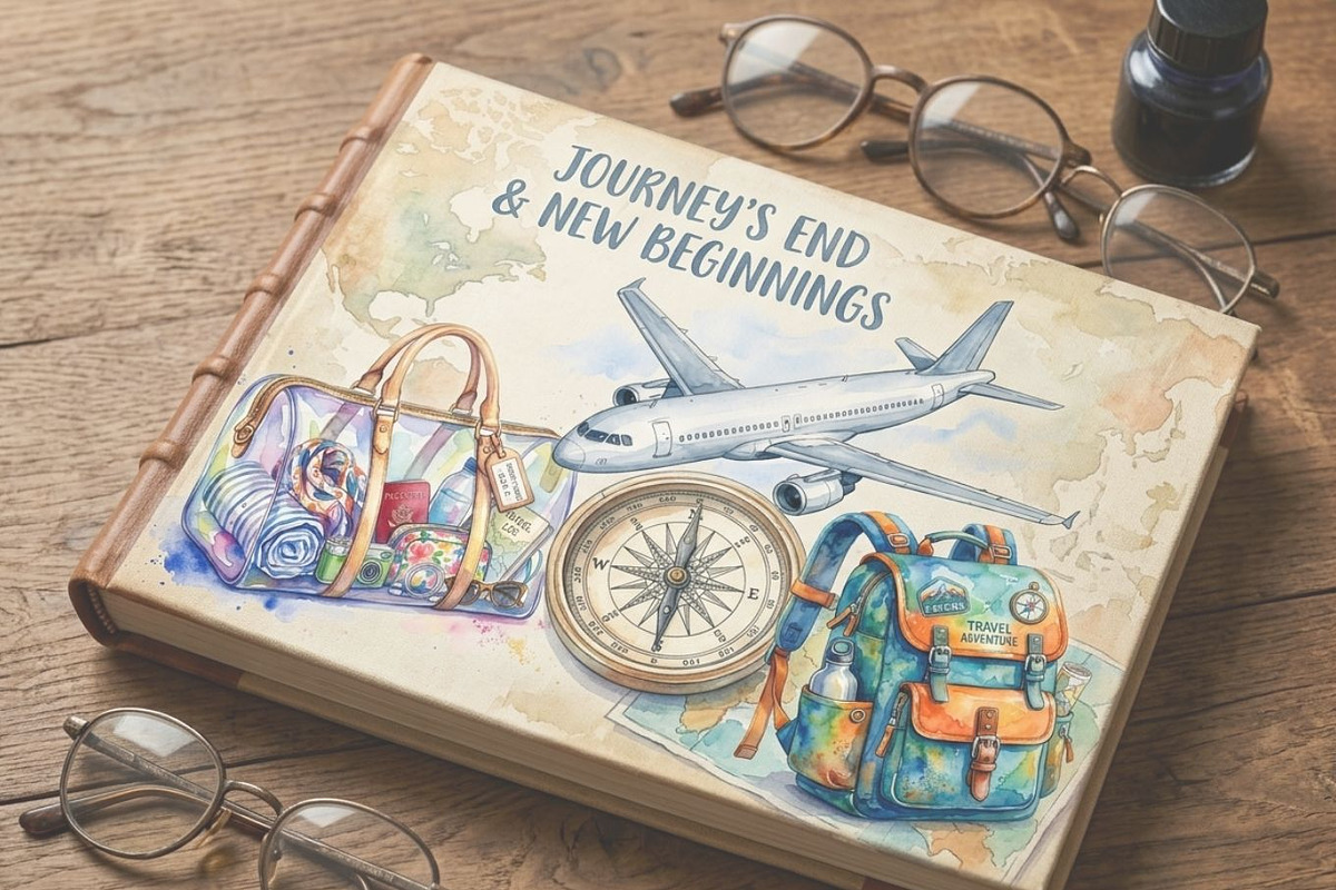 Travel Watercolor Clipart Set, a Decorative Illustration by Arslan (Photo 15 of 17)