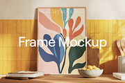 Kitchen Frame Mockup Set, a Household Mockup by Ombra Studio (Thumbnail 3 of 9)