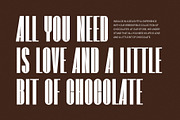 Chocolate Elegant Sans Serif Font, a Sans Serif Font by Graphicxell (Thumbnail 6 of 7)