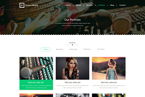 Dream Studio PSD Website Template