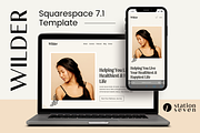 Squarespace 7.1 Template - Wilder, a Websites & App Template by Station Seven (Thumbnail 1 of 4)