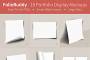 18 Mockups for Portfolio Display, a Mockup by Graphicsfuel (Thumbnail 3 of 5)