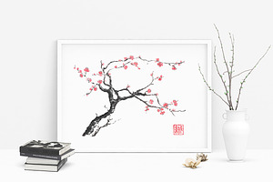 New hope sumi-e painting