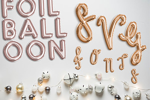 FoilBalloon - Color Bitmap Font