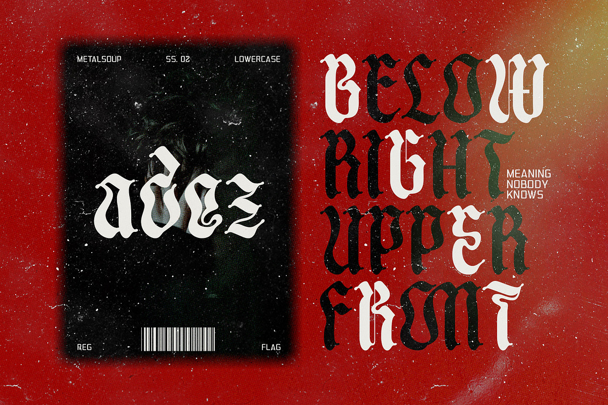 Metal Soup Blackletter Typeface, a Blackletter Font by alit design (Photo 10 of 20)