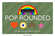 POP Rounded, a Sans Serif Font by resource.studio (Thumbnail 1 of 8)