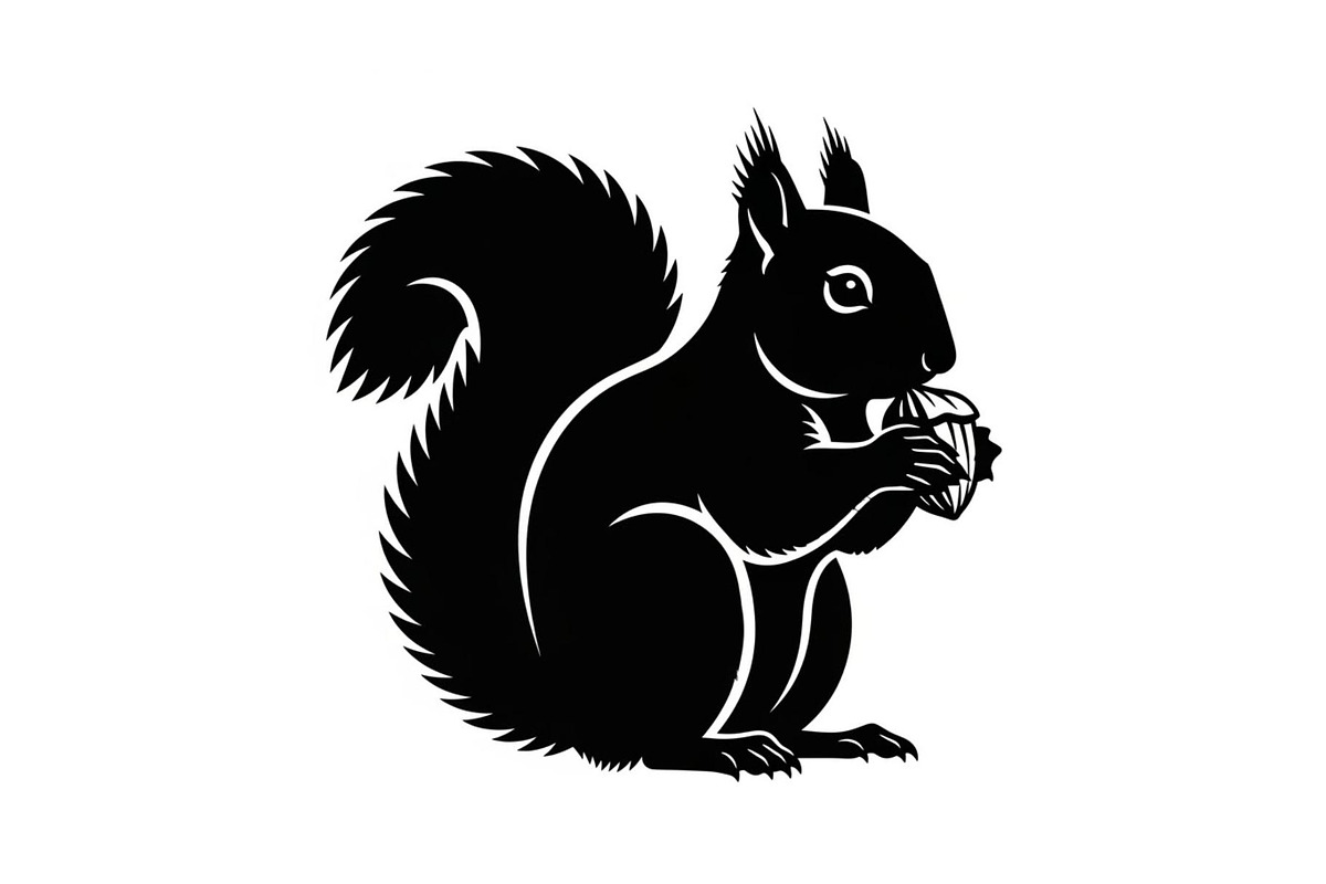 Black Squirrel Vector Icon Bundle, an Illustration by jahid234 (Photo 38 of 51)