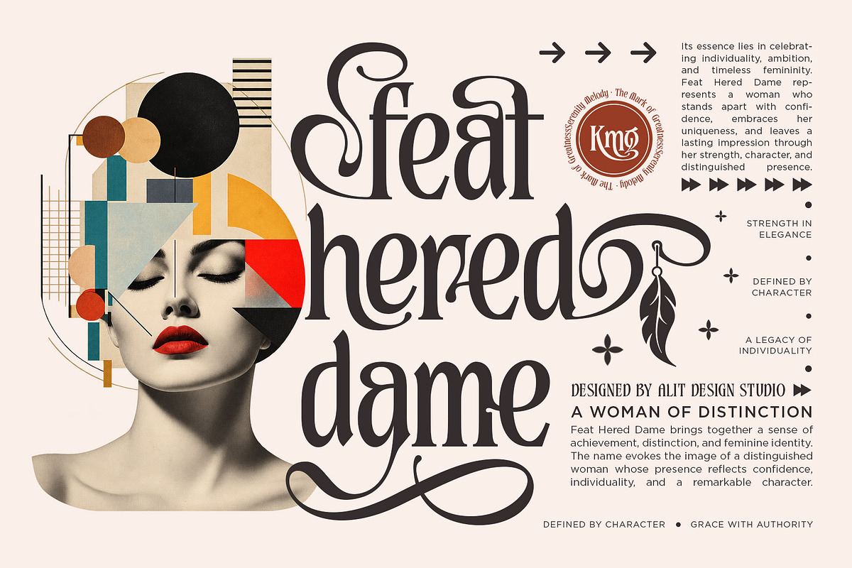 Bharits Epic Typeface, a Serif Font by alit design (Photo 6 of 20)