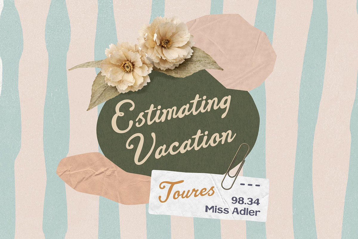 Sunset Palm; Vintage Fonts, a Handwritten Font by Eko Bimantara (Photo 5 of 19)