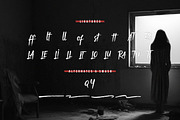 Death Rattle | Brush Horror Display, a Handwritten Font by Denustudios (Thumbnail 12 of 14)