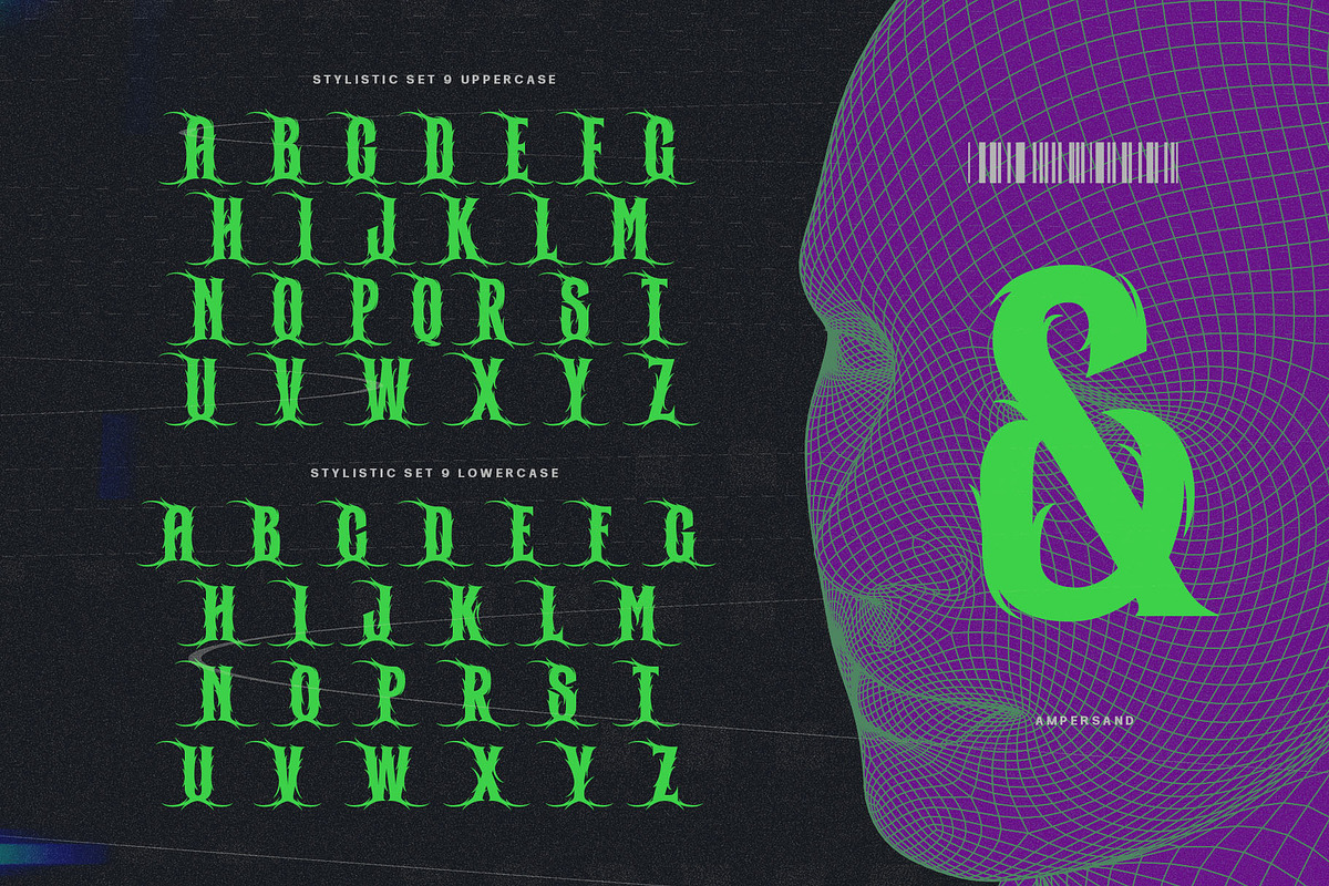 Metal Thorn Typeface, a Blackletter Font by alit design (Photo 15 of 20)