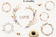 Watercolor Wildflowers Collection, a Decorative Illustration by TanyaOak (Thumbnail 6 of 12)