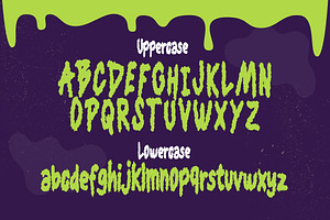 Brainseater - Monster Brush Font