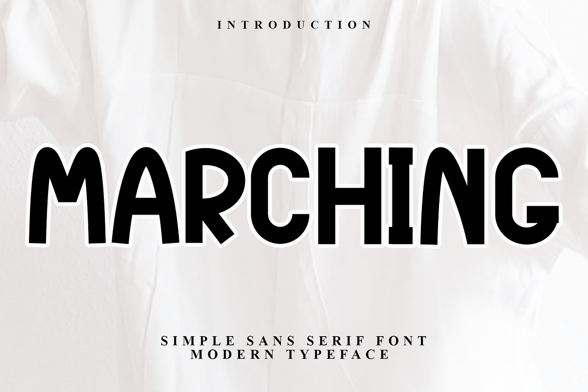 Marching, a Serif Font by InermediaSTUDIO (Photo 1 of 7)