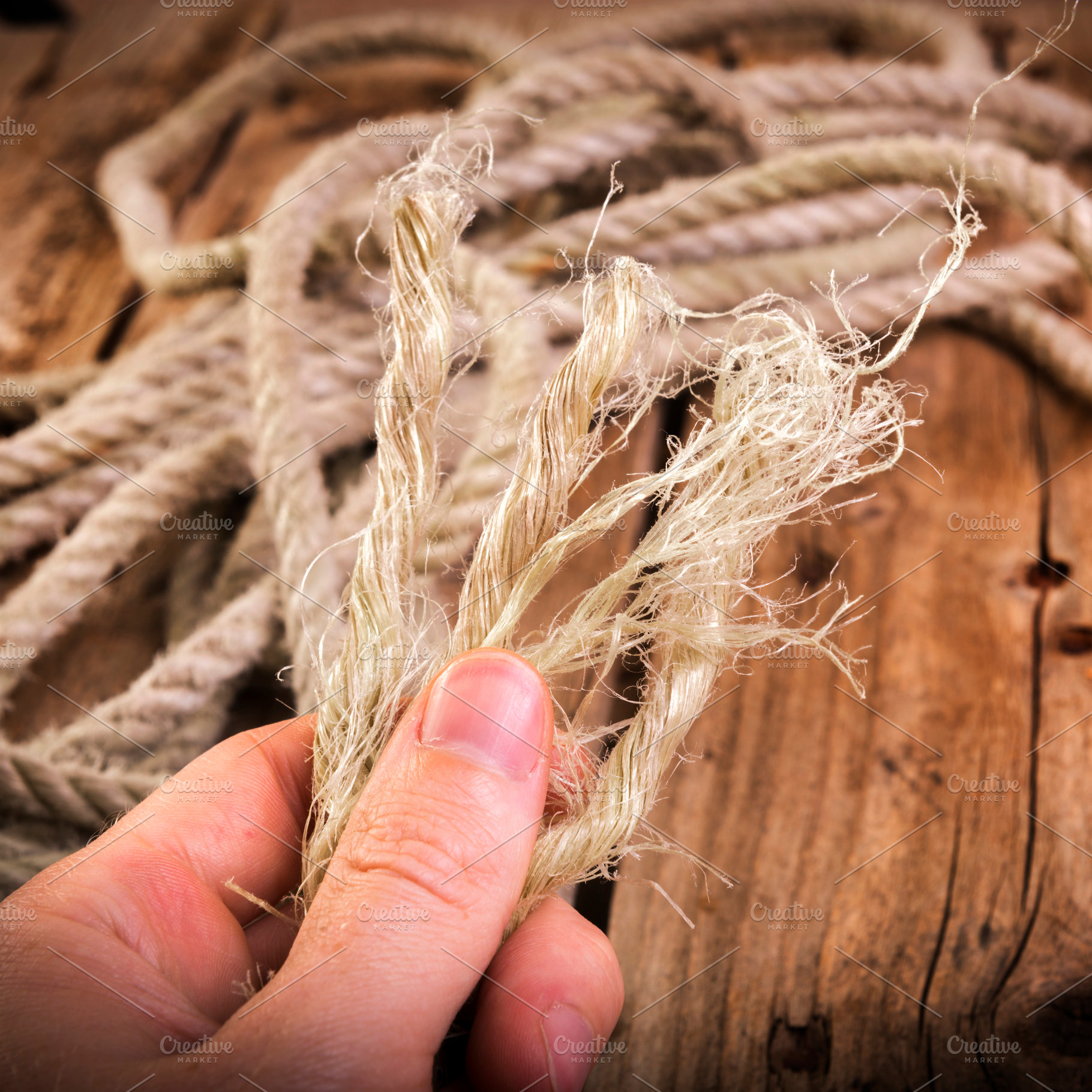 Frayed Rope, a Photo by THP Creative