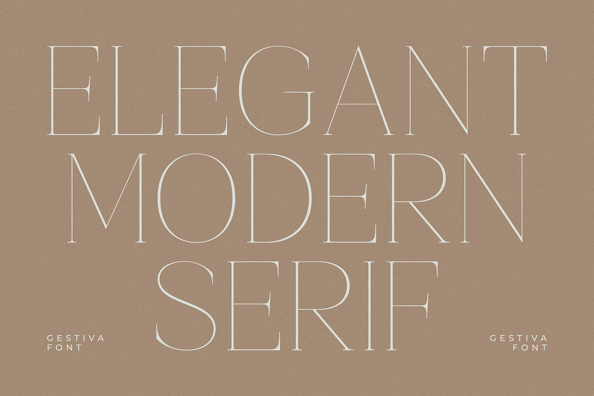 Gestiva Elegant Modern Serif, a Serif Font by Storytype Studio (Photo 2 of 15)