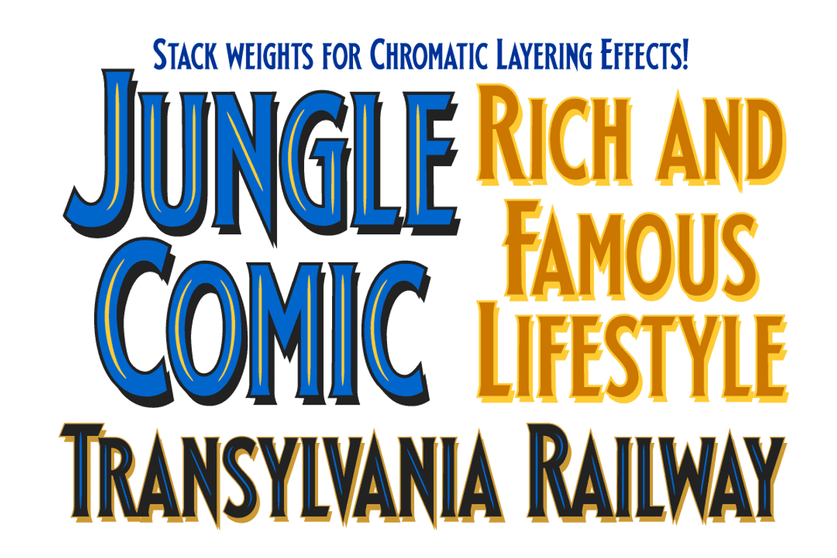 Prince of Darkness comic logo font, a Font by Comicraft Fonts (Photo 3 of 4)