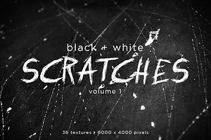 Black And White Scratches Volume 1