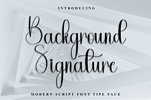 Background Signature