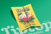 Retro Summer Festival Flyer Template, a Flyer Template by Tiptop Graphic (Thumbnail 5 of 5)