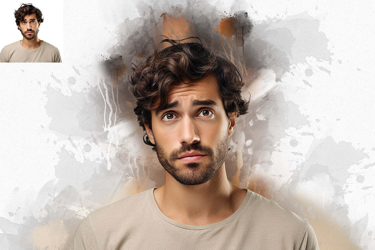 Tail-Wagging Watercolor Magic Action, an Action Add-On by MRI STUDIO (Photo 4 of 9)