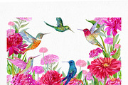 tropical paradise watercolor, a Background Graphic by MitrushovaArt (Thumbnail 3 of 6)