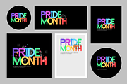 Pride month. Event templates., a Branding & Logo Template by V2.GRAPHICS (Thumbnail 5 of 8)